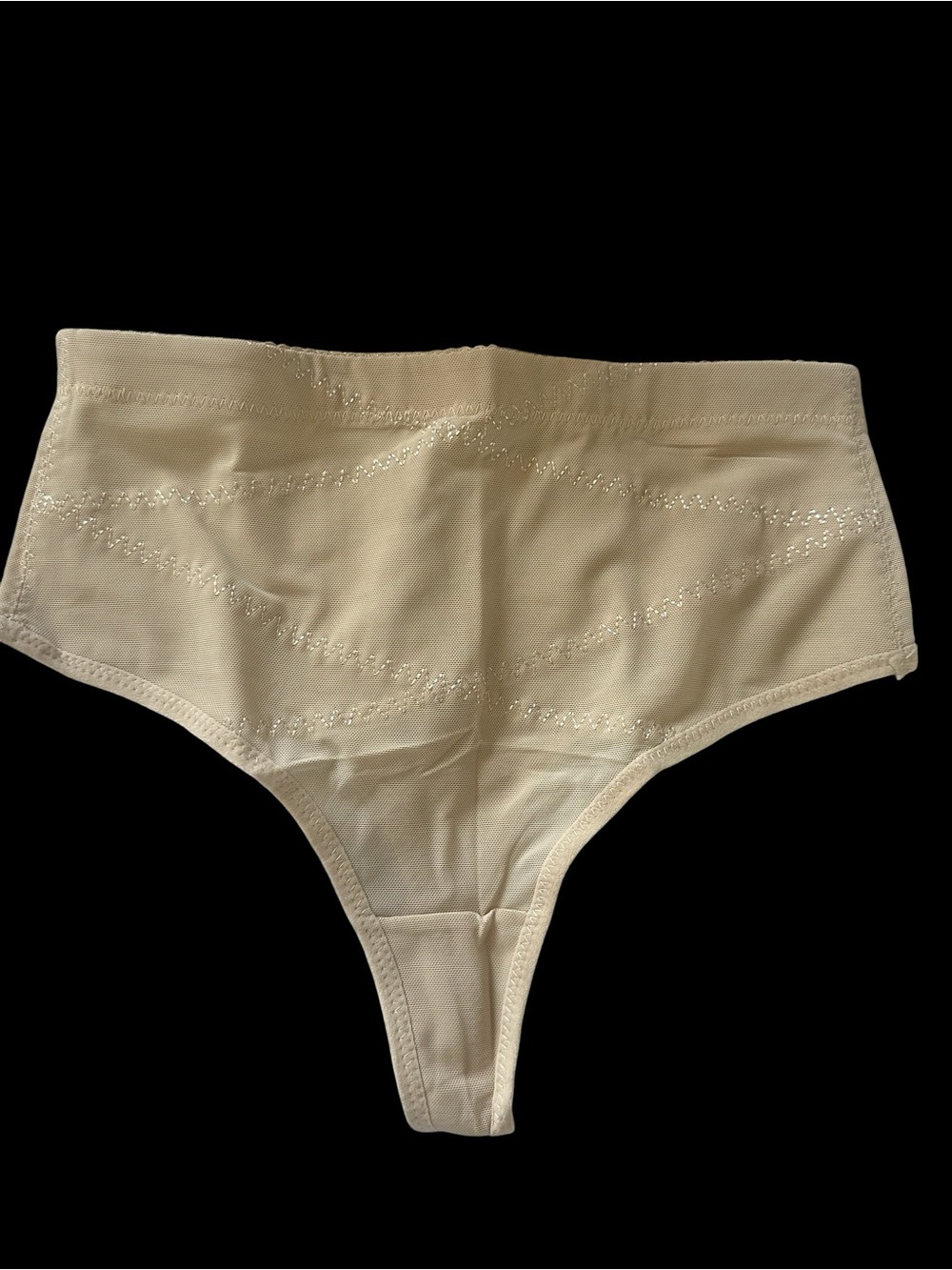High Waist Shaping Thong - Cream